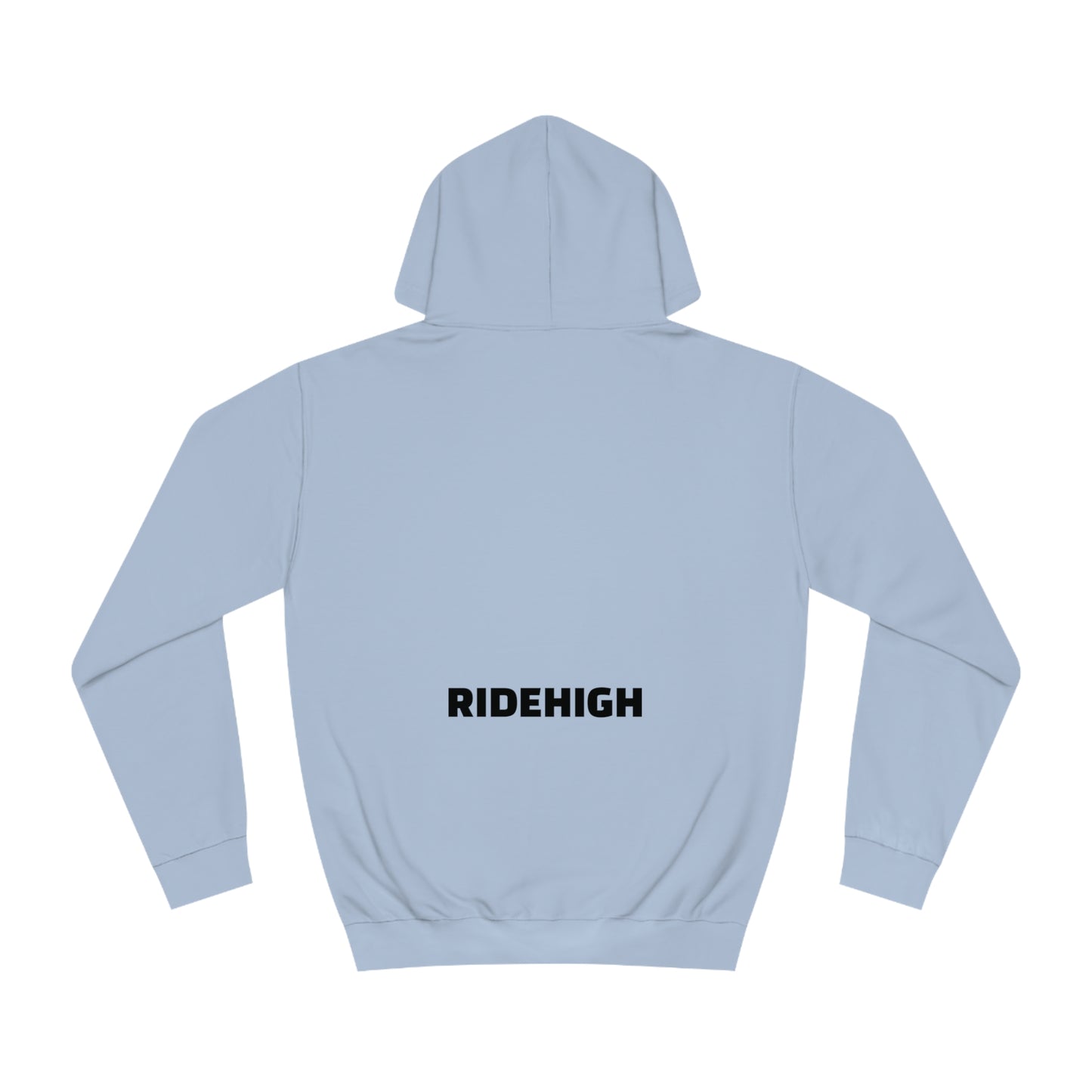 RIDEHIGH Hoodie Logo Plain Front and Rear