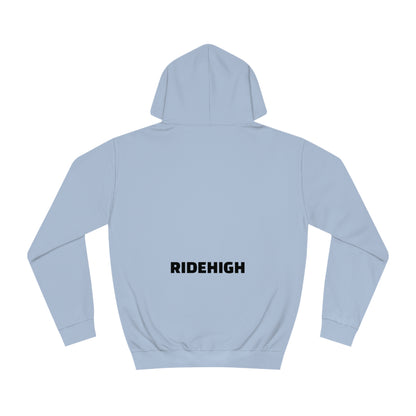 RIDEHIGH Hoodie Logo Plain Front and Rear