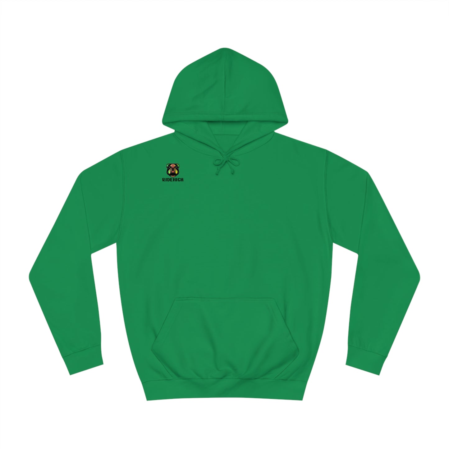 RIDEHIGH Ski Hoodie Small Logo and slogan rear