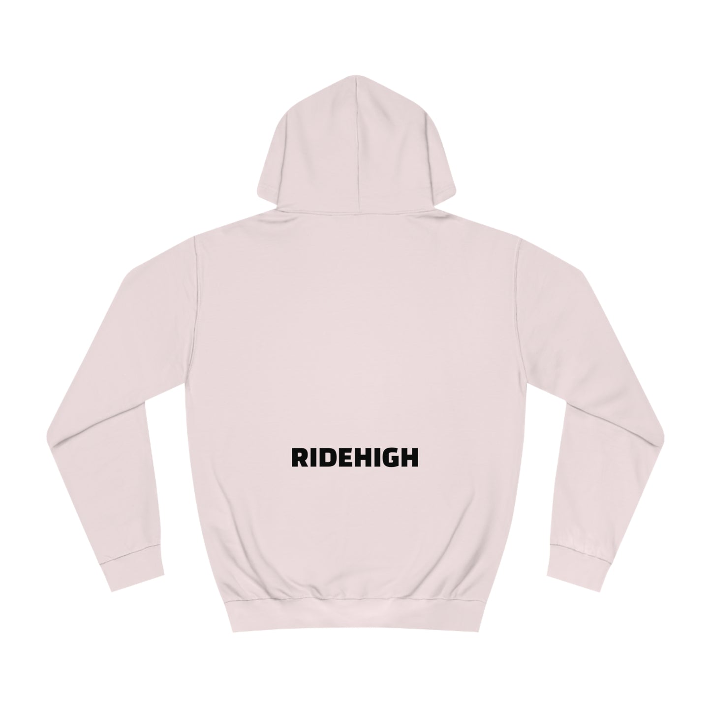 RIDEHIGH Hoodie Logo Plain Front and Rear