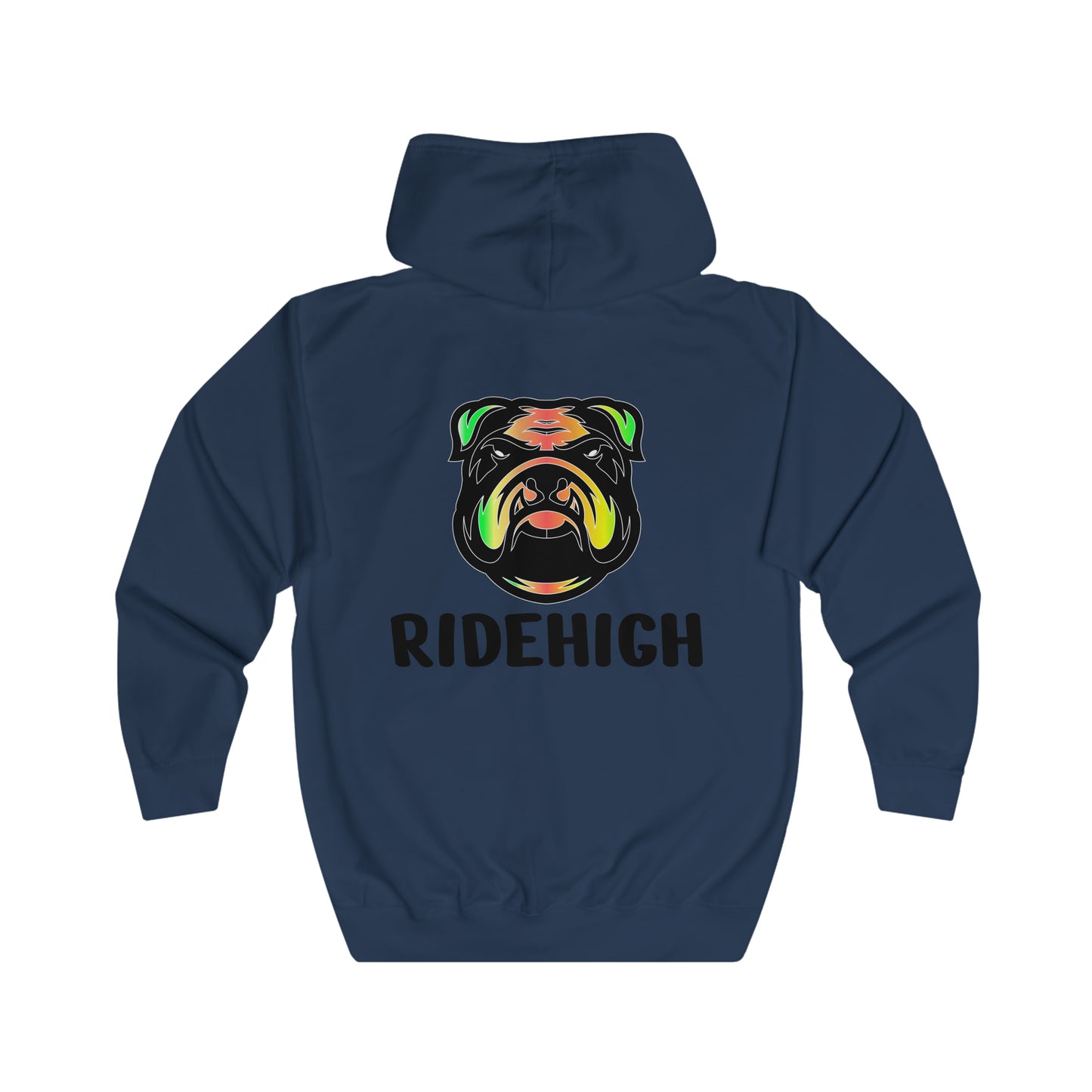 RIDEHIGH Full Zip Hoodie SKI/MTB Logo