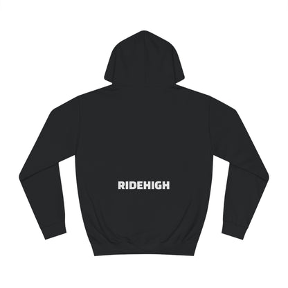 RIDEHIGH Hoodie Logo Plain Front and Rear