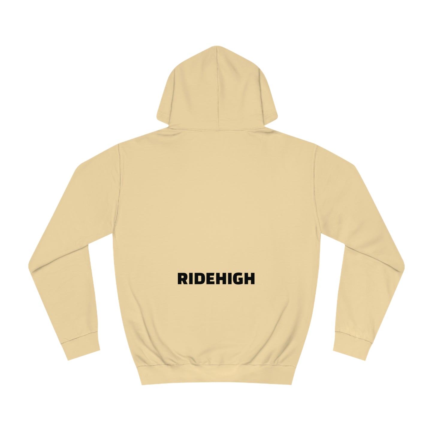 RIDEHIGH Hoodie Logo Plain Front and Rear