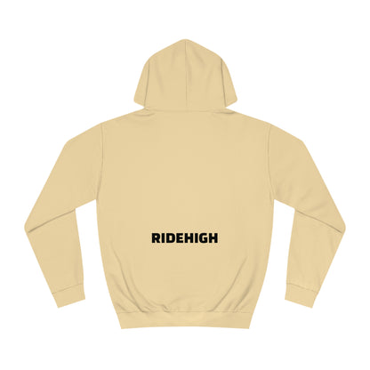 RIDEHIGH Hoodie Logo Plain Front and Rear