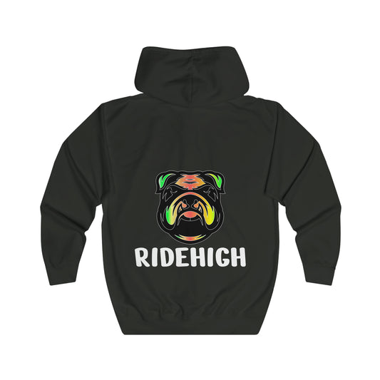 RIDEHIGH Full Zip Hoodie SKI/MTB Logo