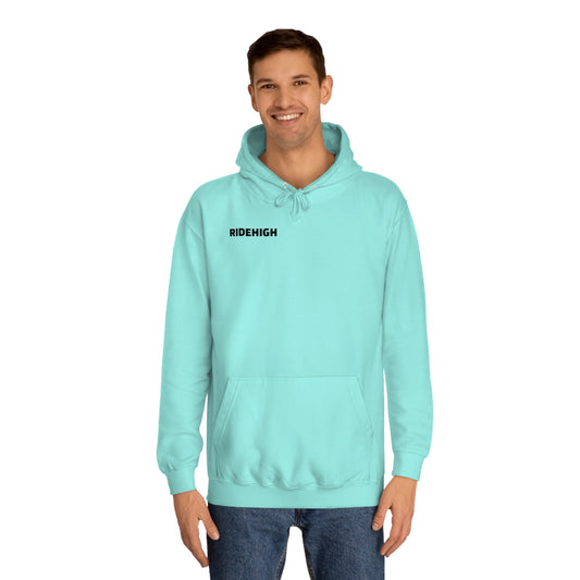 RIDEHIGH Hoodie Logo Plain Front and Rear