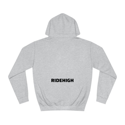 RIDEHIGH Hoodie Logo Plain Front and Rear