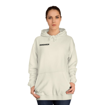 RIDEHIGH Hoodie Logo Plain Front and Rear