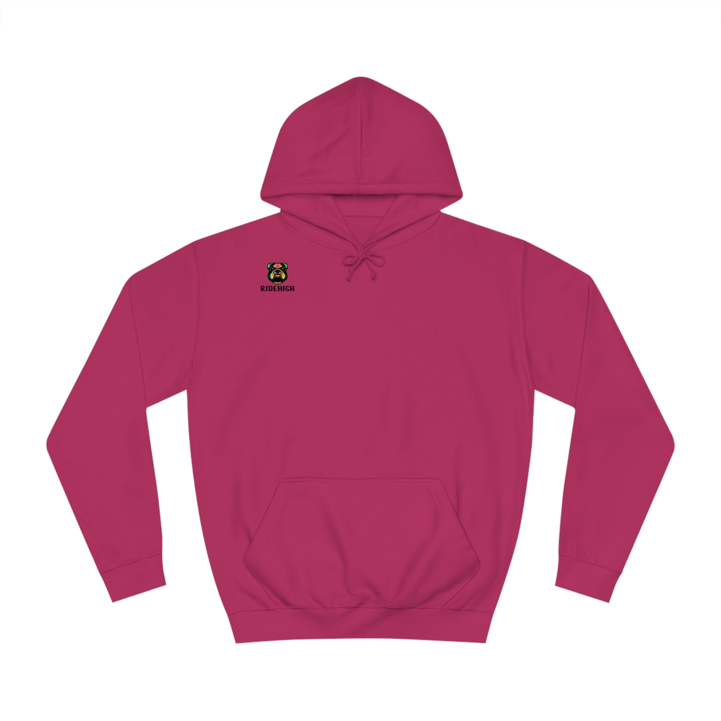 RIDEHIGH Ski Hoodie Small Logo and slogan rear