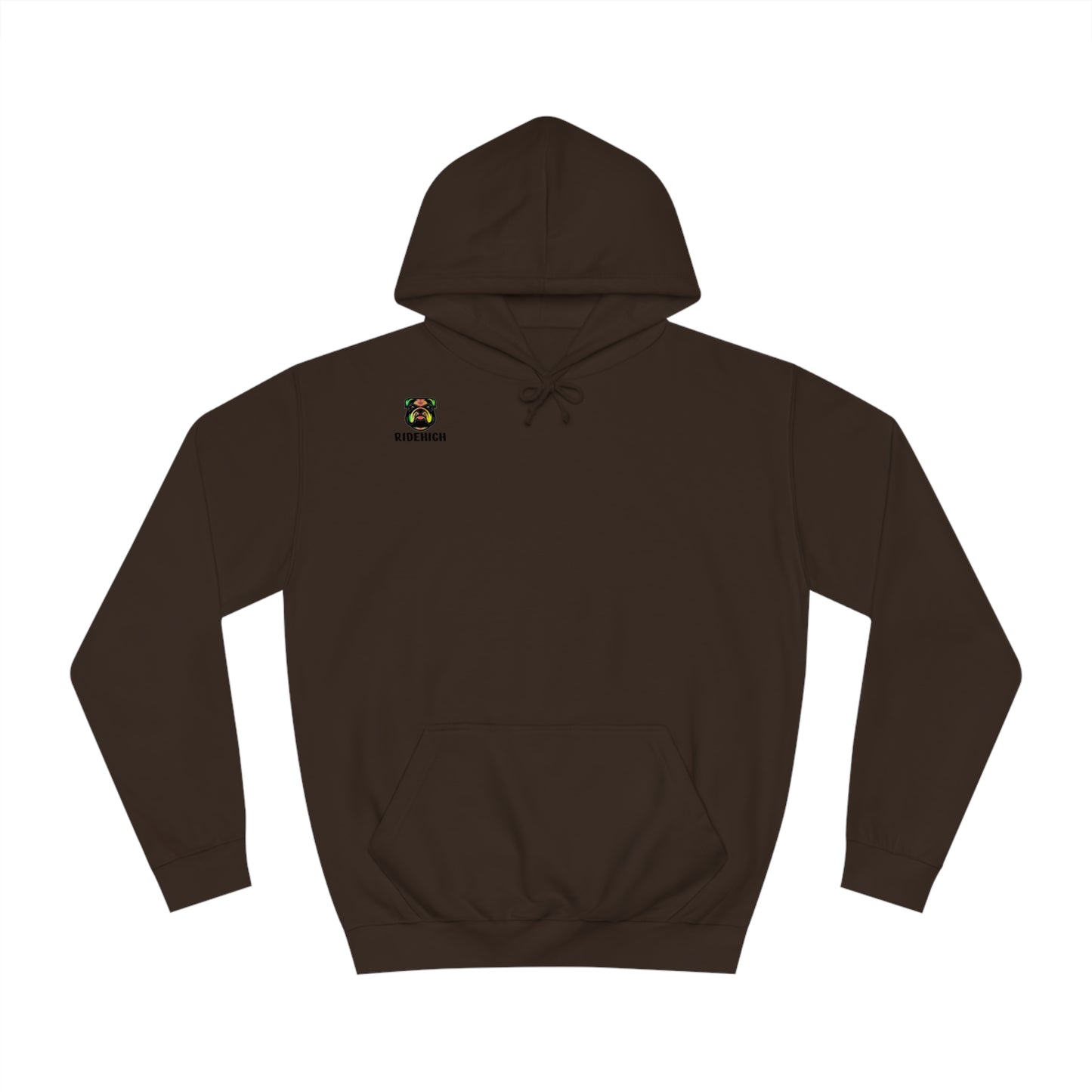 RIDEHIGH Ski Hoodie Small Logo and slogan rear