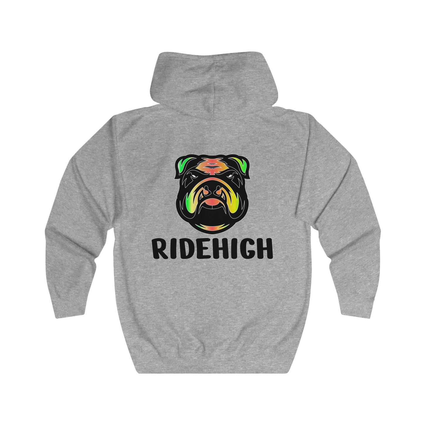 RIDEHIGH Full Zip Hoodie SKI/MTB Logo