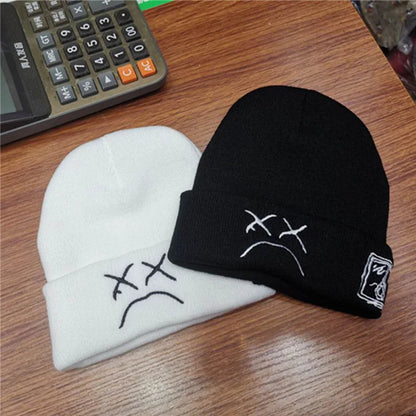 Ski Beanie Cross Eyes Design