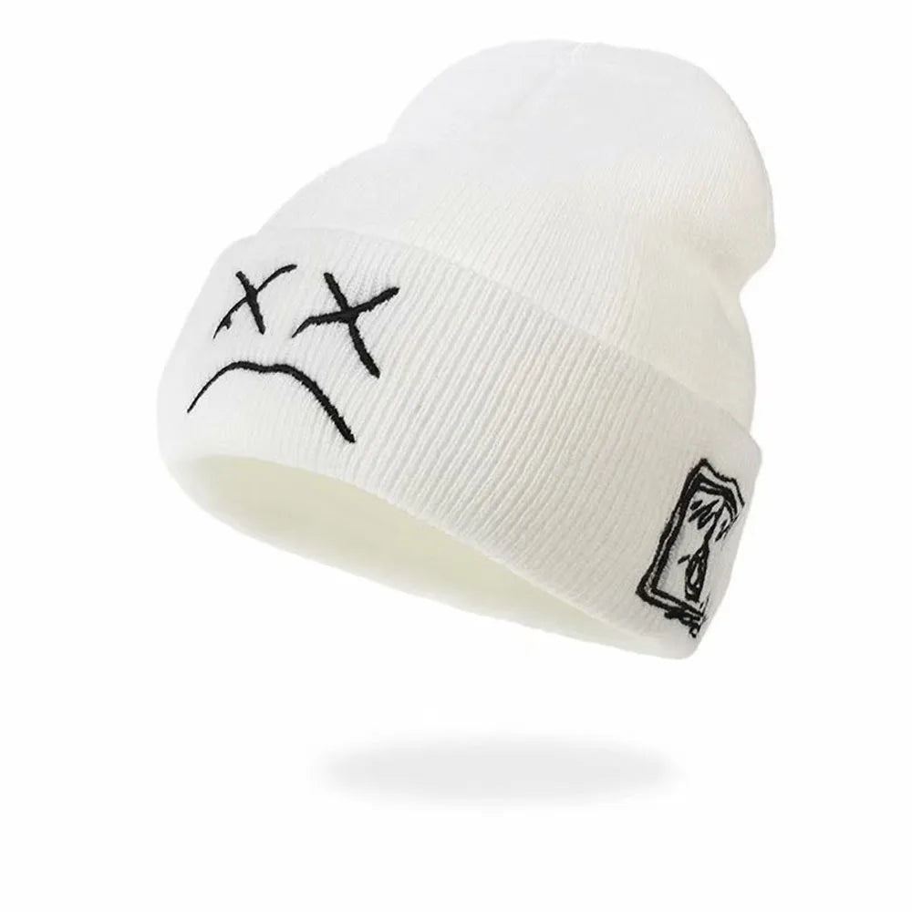 Ski Beanie Cross Eyes Design