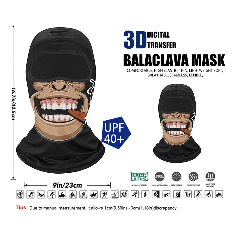 Ski Balaclava face Prints