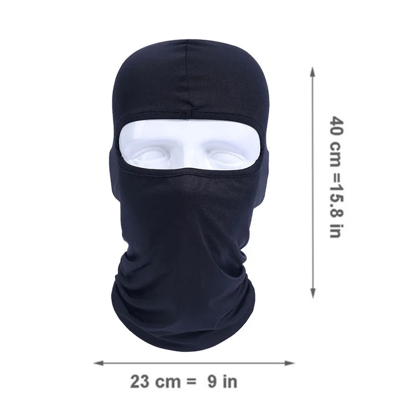 Black Ski Mask Full Face Muti Colours