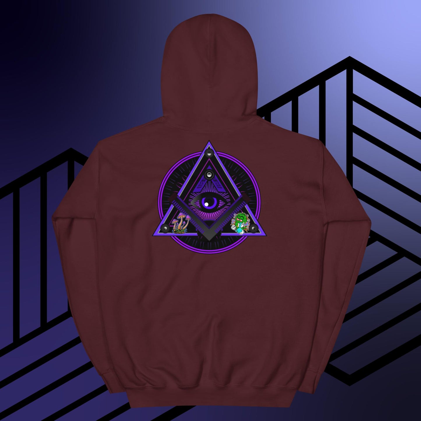 RIDEHIGH All Seeing Eye Embroidered Hoodie