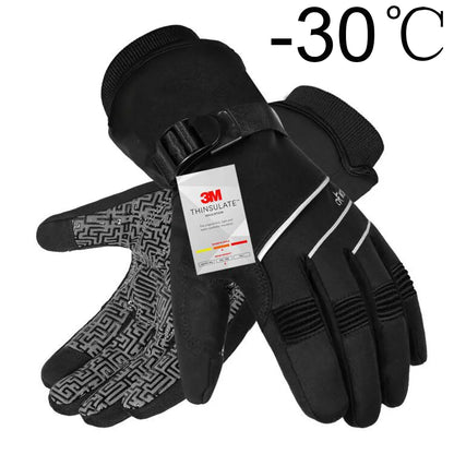 MOREOK Winter Ski Gloves Waterproof 3M Thinsulate Touchscreen