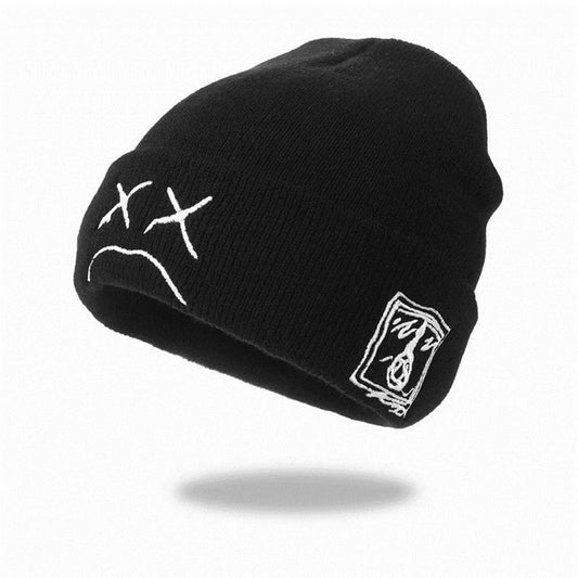 Ski Beanie Cross Eyes Design